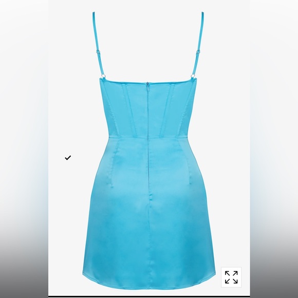 Heiress Beverly Hills blue corset mini dress - Picture 8 of 9
